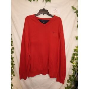 Tommy Hilfiger Knitted Jumper Sweater with Logo Size XL Men's